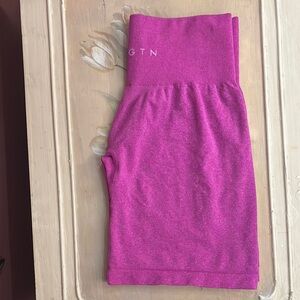 NVGTN Pink High-Waisted Seamless Shorts NWOT